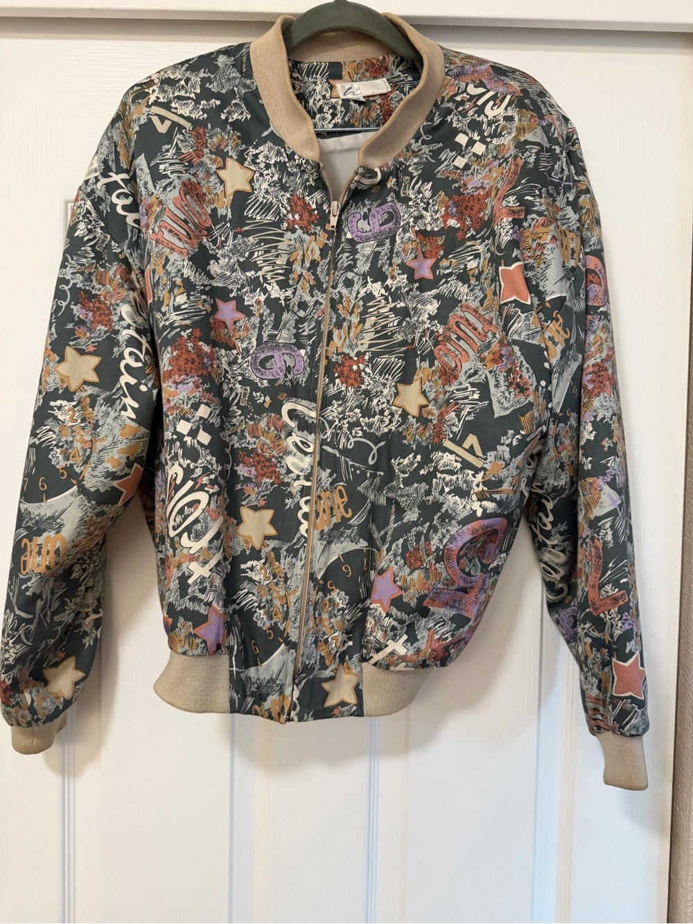 Vintage abstract jacket - Women’s Small